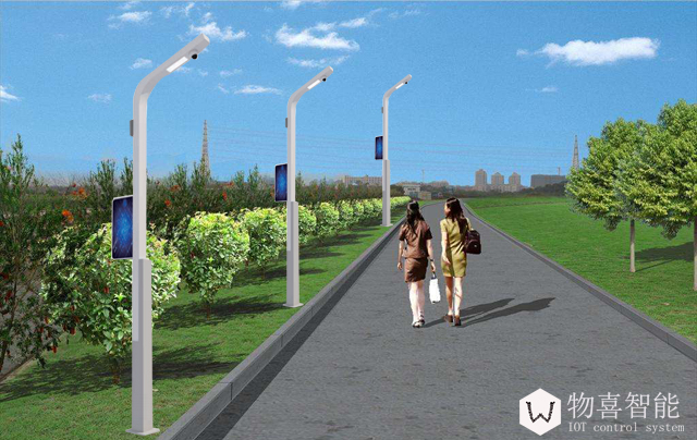 物喜智慧路燈