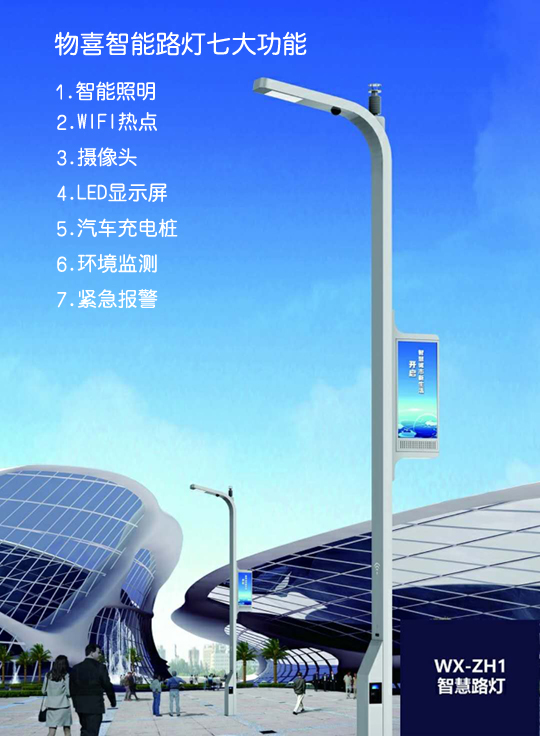 物喜智能路燈功能