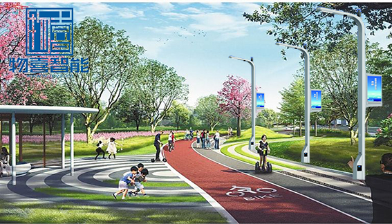 物喜智能智慧路燈圖片