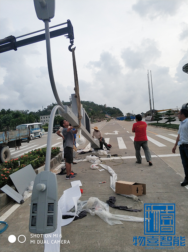 物喜智能智慧路燈桿項目案例2